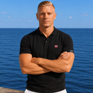 Polo ASKER schwarz