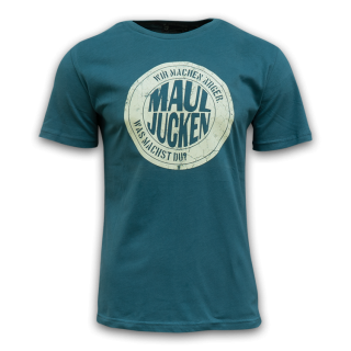 T-Shirt MJ ÄRGER mallardblau