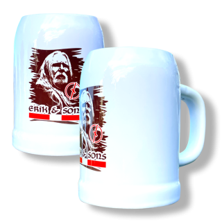 Beer Mug SKAL white