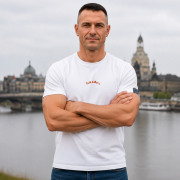 T-Shirt FRAKTUR weiss